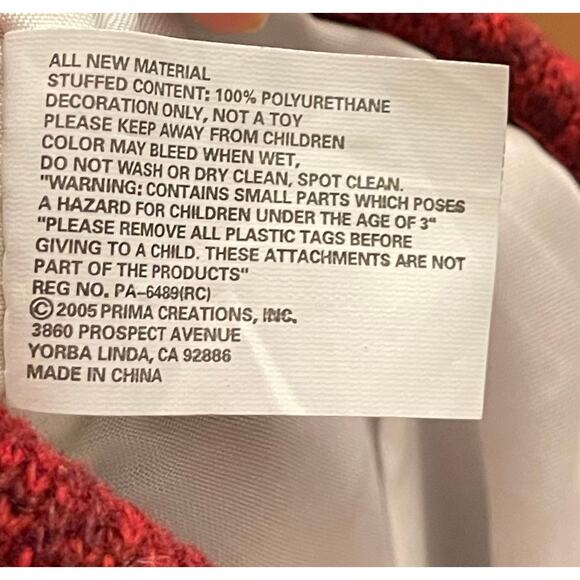 Prima Creations Christmas Stocking with Patchwork Christmas Tree and Yellow Star - Picture 6 of 6